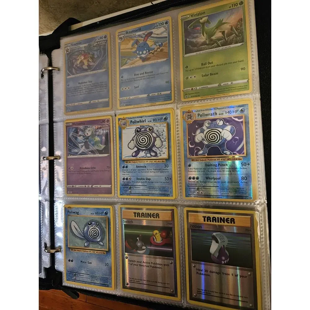 Pokemon TCG Card Lot V VMAX GX EX VSTAR Holo Vintage 9-Pocket Pages